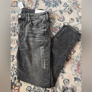 American Eagle High Rise Grey Washed Jeans